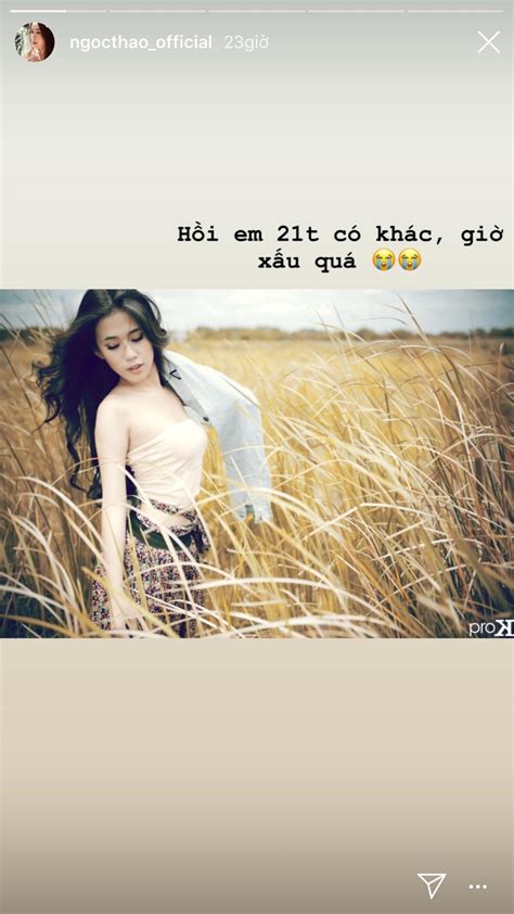 Hot girl Ngọc Thảo khoe ảnh năm tuổi tự nhận giờ xấu quá Gương mặt trẻ ZNEWS VN