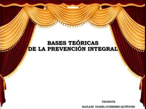 Fundamentos De La Prevenci N Integral Ppt