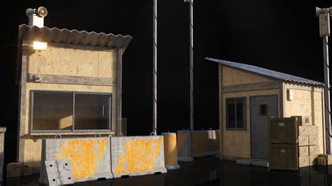 Military Outpost - Premium 3D Assets | KitBash3D