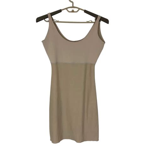 SPANX HIDE Sleek Nude Beige Shapewear Large Full Slip A PicClick UK