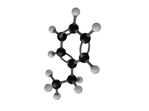 Ethylbenzene Molecule 3d Max