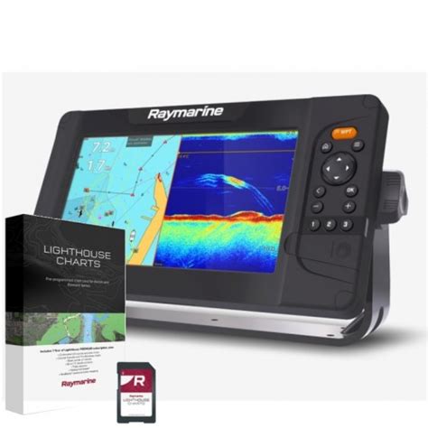 Raymarine Element 9S 9" Chart Plotter & Northern Europe Lighthouse ...