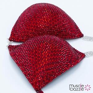 Ruby Red Competition Bikini CB682 Etsy