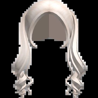 Long Cute Curly Front Pigtails In Light Blonde Roblox Item Rolimon S