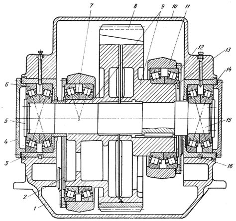 2) Конструкция приводной механической части бурового насоса ...