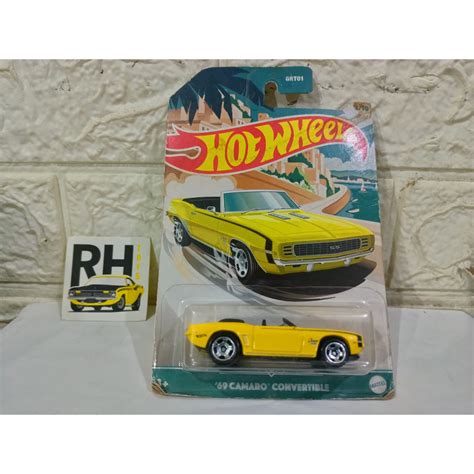Jual Hot Wheels 69 Camaro Convertible Series Shopee Indonesia