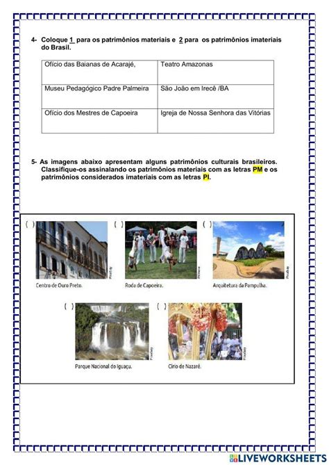 Patrimonio Cultural Material E Imaterial - GITEDU