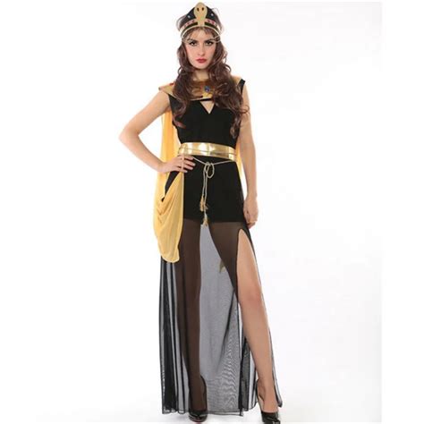 Haute Qualité Cléopâtre Vêtements Déesse Grecque Cosplay Athena Egypte