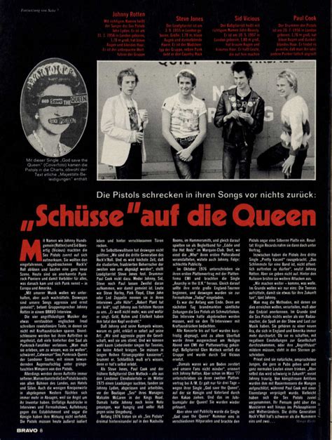 Sex Pistols 1977 Bravo Posters