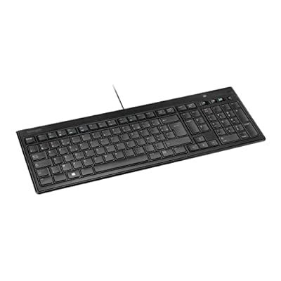 Kensington K72357FR Advance Fit Ultraflache kabelgebundene Tastatur ...