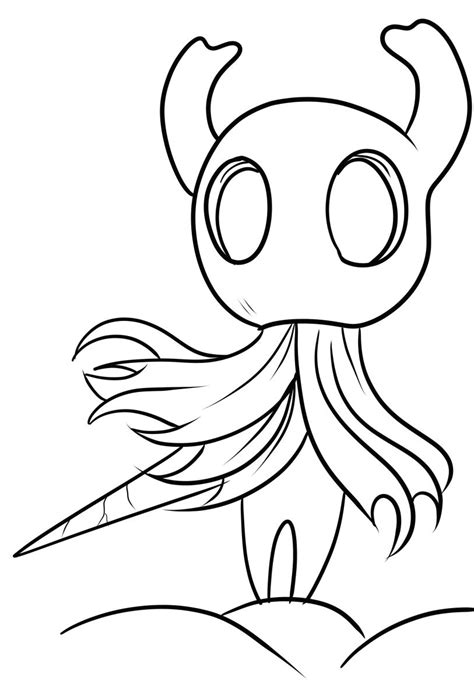 Hollow Knight 10 from Hollow Knight coloring page