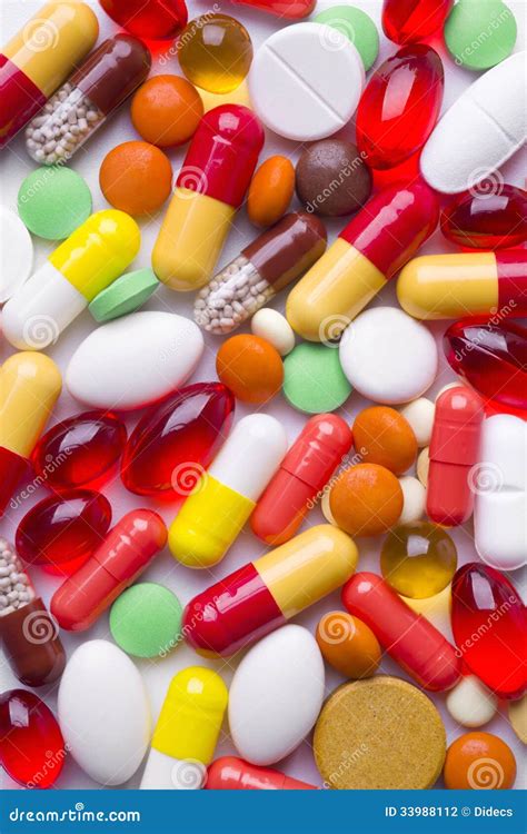 Colorful Tablets And Pills Background Stock Photo Image Of Medical