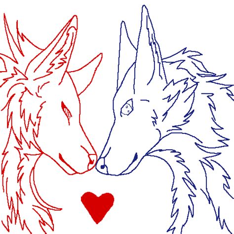 Pixilart True Wolf Love By Freddiemercuryq