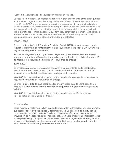Cómo ha evolucionado la seguridad industrial en México - ¿Cómo ha