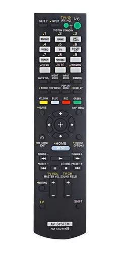 Control Remoto Para Sony Muteki Sistema Av Rm Aau Cuotas Sin Inter S