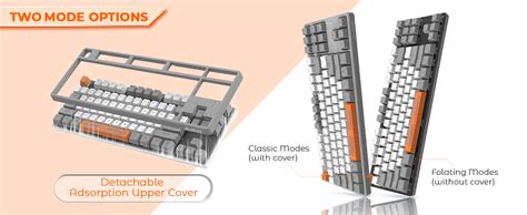 AJAZZ AK Oyun Klavyesi TKL Hot Swap Mavi Anahtar Mekanik Klavye Sarmal Usb C Kablosu