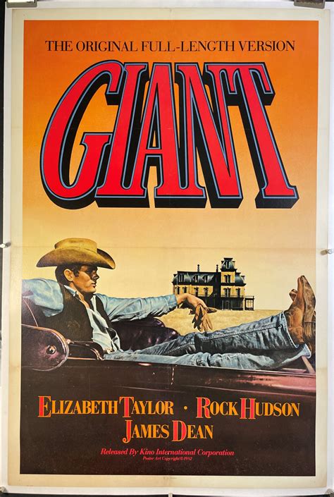 Giant 1956 James Dean Giant (1956) James Dean / Elizabeth Taylor