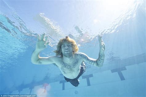 Nirvanas Nevermind Album Baby Recreates Iconic Photo 25 Years Later