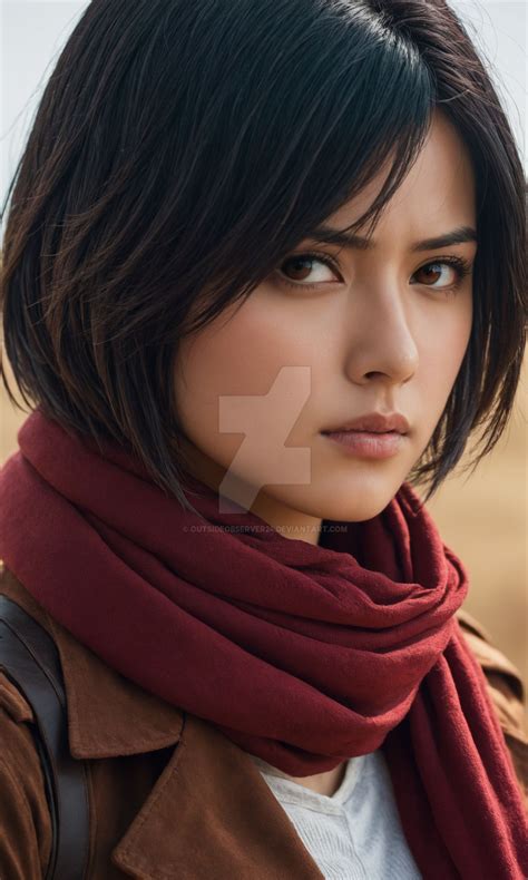mikasa ackerman  outsideobserver  deviantart