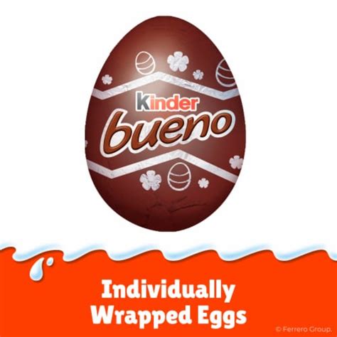 Kinder Bueno Easter Eggs Milk Chocolate With Creamy Hazelnut Filling