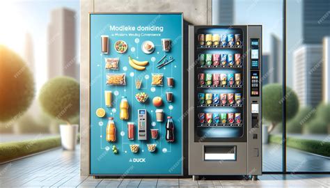 modern vending convenience  display  smart vending machines offering