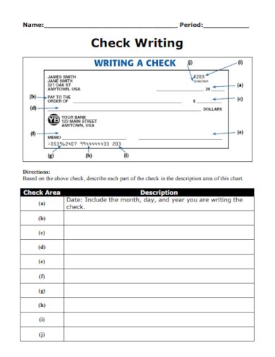 FREE 20+ Check Writing Samples in PDF