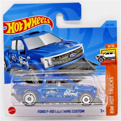 Hot Wheels Ford F Lightning Custom Short Card Hw Hot Camions Eur