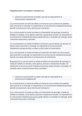 Comunicacion Y Expresion Oral Pdf