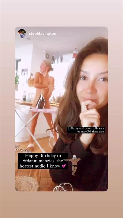 A Place In The Sun Presenter Danni Menzies Strips Nude In Cheeky Milestone Birthday Snap The