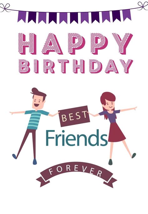 23 Printable Birthday Cards For A Friend Or Best Friend — Printbirthday