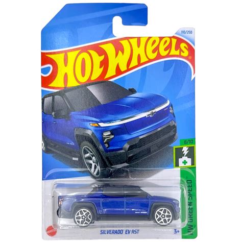 Hot Wheels Silverado Ev Rst Green Speed Scale Model Lazada Ph