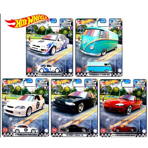 Hot Wheels Premium Boulevard Honda Civic Type R EK Ford
