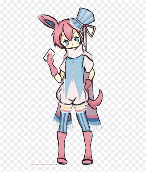 Male Sylveon By Rikiochan Pokemon Sylveon Human Male Free