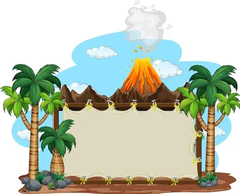 Volcano Clip Art Vectors And Illustrations For Free Download Freepik