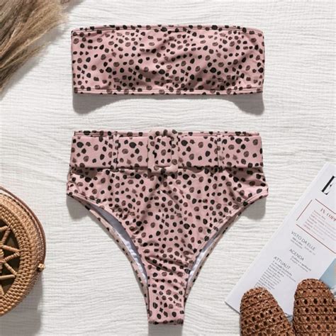 Swim New Arrivalbelted Highwaisted Bikini Set Swimsuit Poshmark