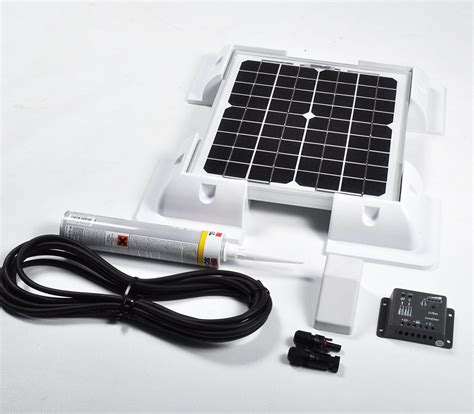 W V Solar Battery Charger Vehicle Kit Deluxe