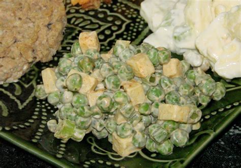 how to make green pea salad