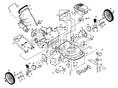 Poulan Pro 54 Inch Deck Parts Diagram