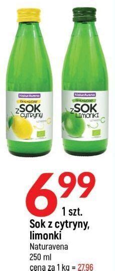 Promocja Sok Z Limonki Naturavena W E Leclerc