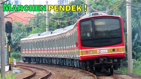 KERETA LUAR BIASA KRL JR 205 MARCHEN TERPENDEK Momen Langka KLB KRL