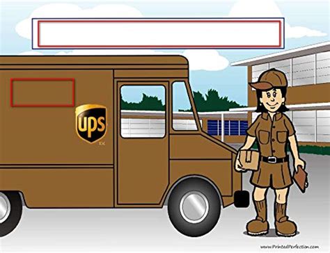 Ups Delivery Truck Cartoon