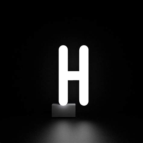 White Letter H