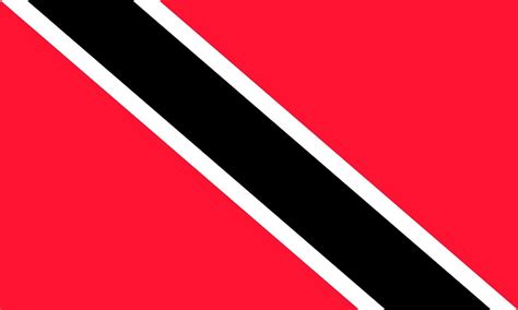 Trinidad Y Tobago Bandera Colores Oficiales Y Proporción Ilustración Vectorial Vector Premium