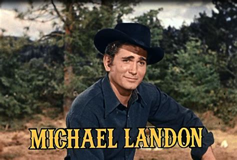 Season One Opening Credit Michael Landon Bonanza Tv Show Michael