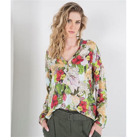 Blusa Viscose 152012419 Blusas De Viscose Topos Florais Ideias Fashion