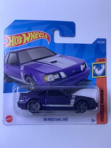 Hot Wheels 84 Ford Mustang SVO Card Variant NEW Carshoping