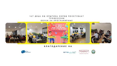 MACEDONIA 2025 SUPPORTS 167 CHILDREN FROM THE OHRID REGION TO LEARN