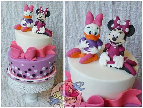 Minnie and Daisy Decorated Cake by Petra Krátká Petu CakesDecor