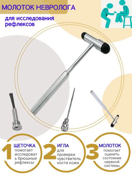 Молоток неврологический. Набор инструментов для исследования ...
