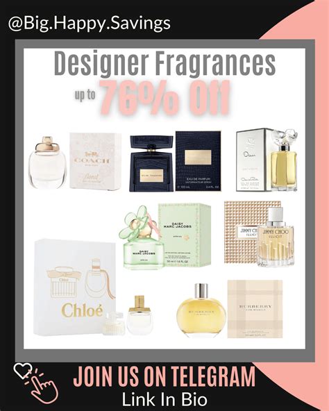 Designer Fragrances Up To Off Big Happy Savings